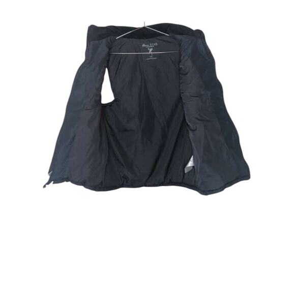 Marc Ecko Cut & Sew Black Quilted Puffer Vest Men’s Small S Zip Up Logo Pockets - Picture 4 of 16